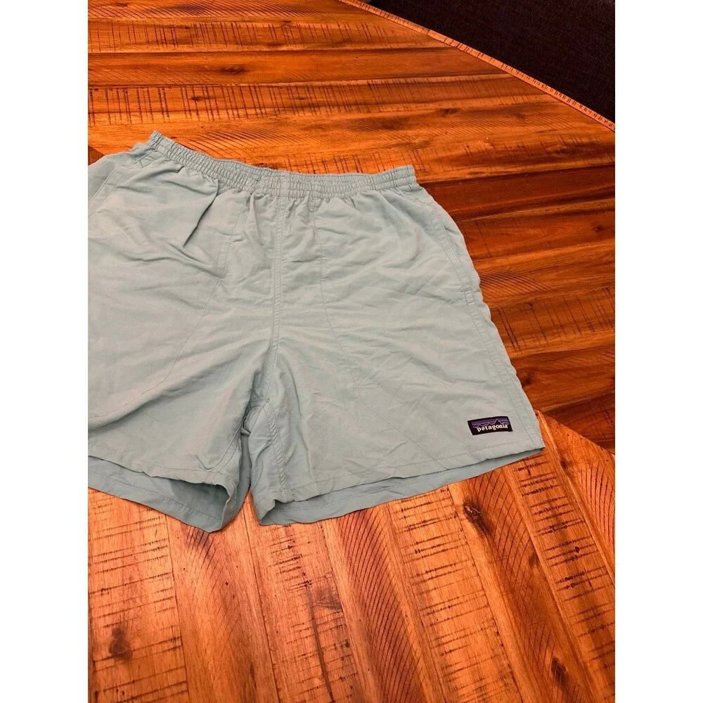 Patagonia Baggies Swim Shorts Men’s Small Turquoise Aqua 5” Inseam